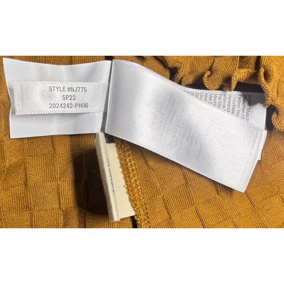 Madewell NWT V-Neck Brown Checkerboard Jacquard Cardigan Size small - Picture 13 of 16